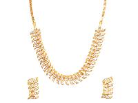 Jack Jewels Gold Plated Petal Necklace