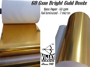 60gsm BRIGHT GOLD EMBOSSE ROLLS