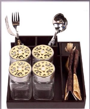 Jar with Cutlery set