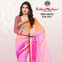 RekhaManiyar Fashions Chiffon Fancy Printed Saree 8511