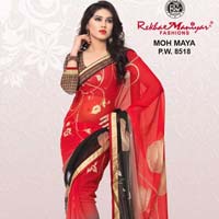 RekhaManiyar Fashions Chiffon Fancy Printed Saree 8518