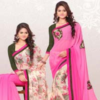 RekhaManiyar Fashions Designer Reversable Sari 8542