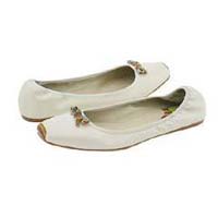 Ladies White Belly Shoes Manufacturer 