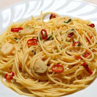 Spaghetti Aglio E Olio Chicken