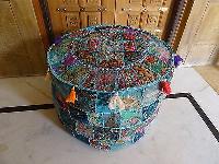 PatchWork Indian Pouf Cover