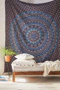 Bohemian Hippie Indian Mandala Psychedelic Wall Hanging