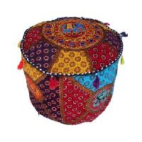 Elephant Indian Pouf Cover