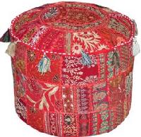 Hippy Indian Handmade Banjara Cotton Pouf Cover