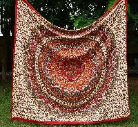indian Boho Mandala Tapestry Cotton Bedspread Dorm Wall hanging