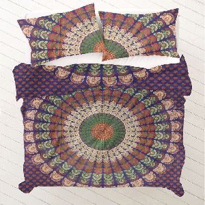 Indian Handmade Mandala Cotton Duvet Cover
