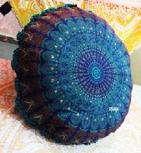Mandala Round Floral Cushion Cover