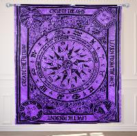 Sun and Moon Print Tapestry Dorm Hippie Wall hanging