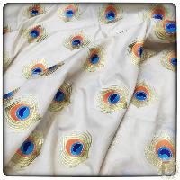 Cream Chanderi Embroidery