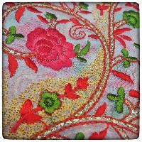 Embroidered Flower Georgette