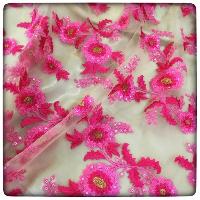 Net Thread Flower Embroidery