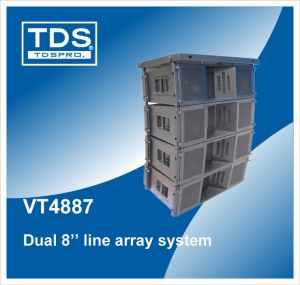 Dual 8inch Line Array Vt4887 Professional Audio Speaker