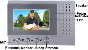 Video Door Phone Intercom With Door Release
