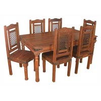 wooden dining set