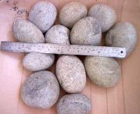 Silver Gray Natural Stone Pebble