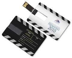 Card-shaped USB Flash Drives