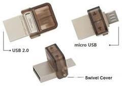 Otg USB Flash Drives For Smartphone, Customized Shape/logo/packing