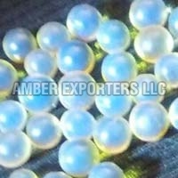 Blue Amber Beads