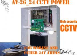 AV26 24 Marine CCTV Power Supply System