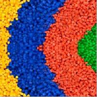 colored polyethylene granules