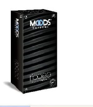 Moods Ribbed Coloured Condoms