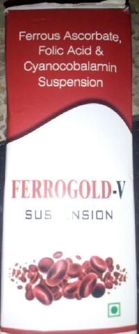 Ferro gold v  ferrous ascorbate folic acid & cyanocobalamin