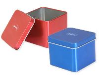 square tin box