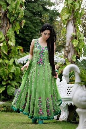 Ladies Designer Embroidered Anarkali Suit