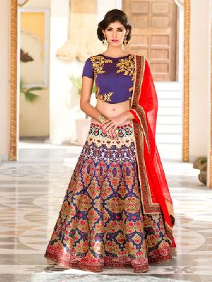 Silk Lehenga Choli