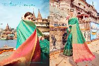 C Green Varanasi Weaves Sarees