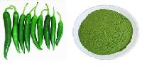 dehydrated green chilli powder