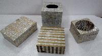 natural mother of pearl tissue boxes