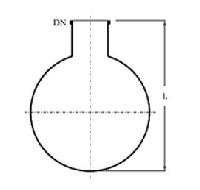 Single Neck Spherical Vessel