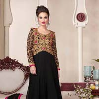 Heavy work Black Salwar Suit