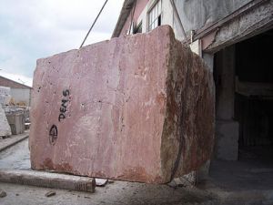 Red Travertine Marble Slabs