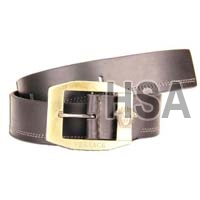 Mens Leather Belt (G58926BLK)