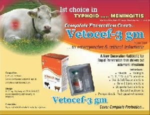 Vetocef-3gm Injection