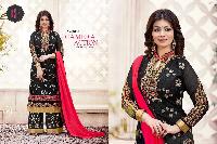 Fox Georgette Designer Heavy Embroidery Plazo Type Salwar Kameez