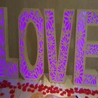 Huge Love LED Letters