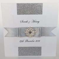 Shimmer & Shine Wedding Invitation Cards