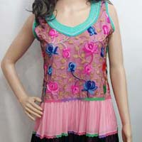 chiffon kurti