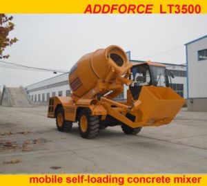 Small Mobile Self Loading Concrete Mixer