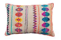 Embroidered  Pillow Cover,