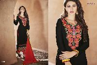 Georgette with heavy embroidery Dress as PYD 11186