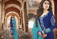 Georgette with heavy embroidery Dress as PYD 11187