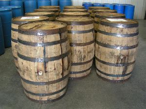 Used oak barrels